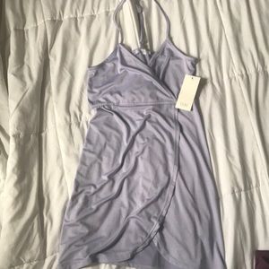 Lavender mini dress